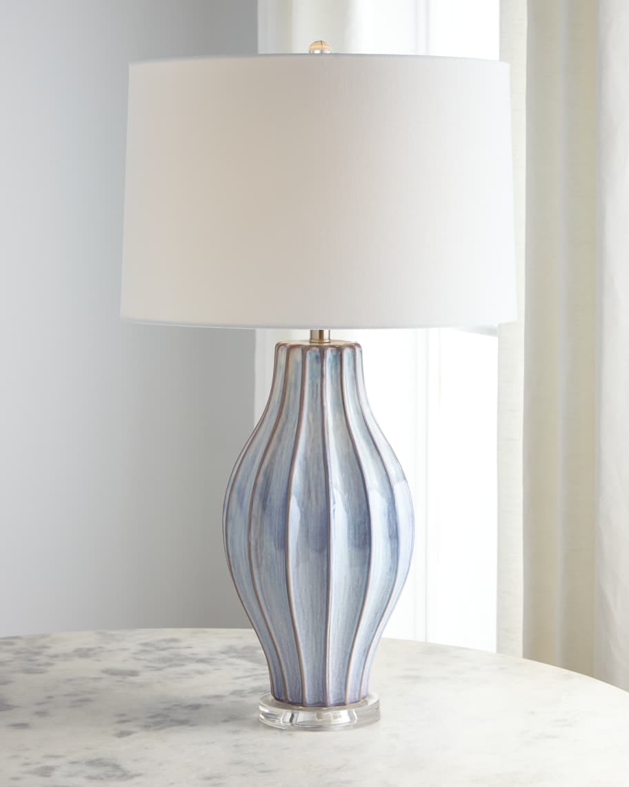 Image 3 of 3: Ocean Blue Reactive Table Lamp