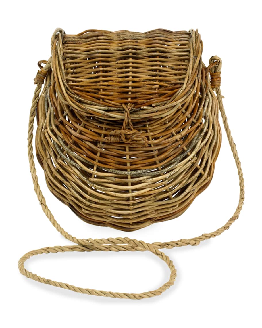 Image 1 of 1: Cottage Trout Rattan Basket