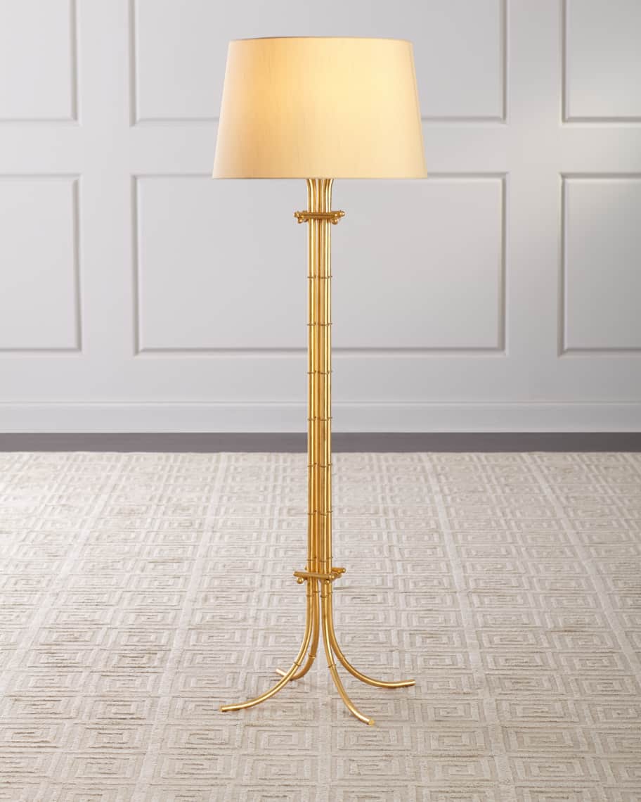 Gold bamboo table lamp hotsell