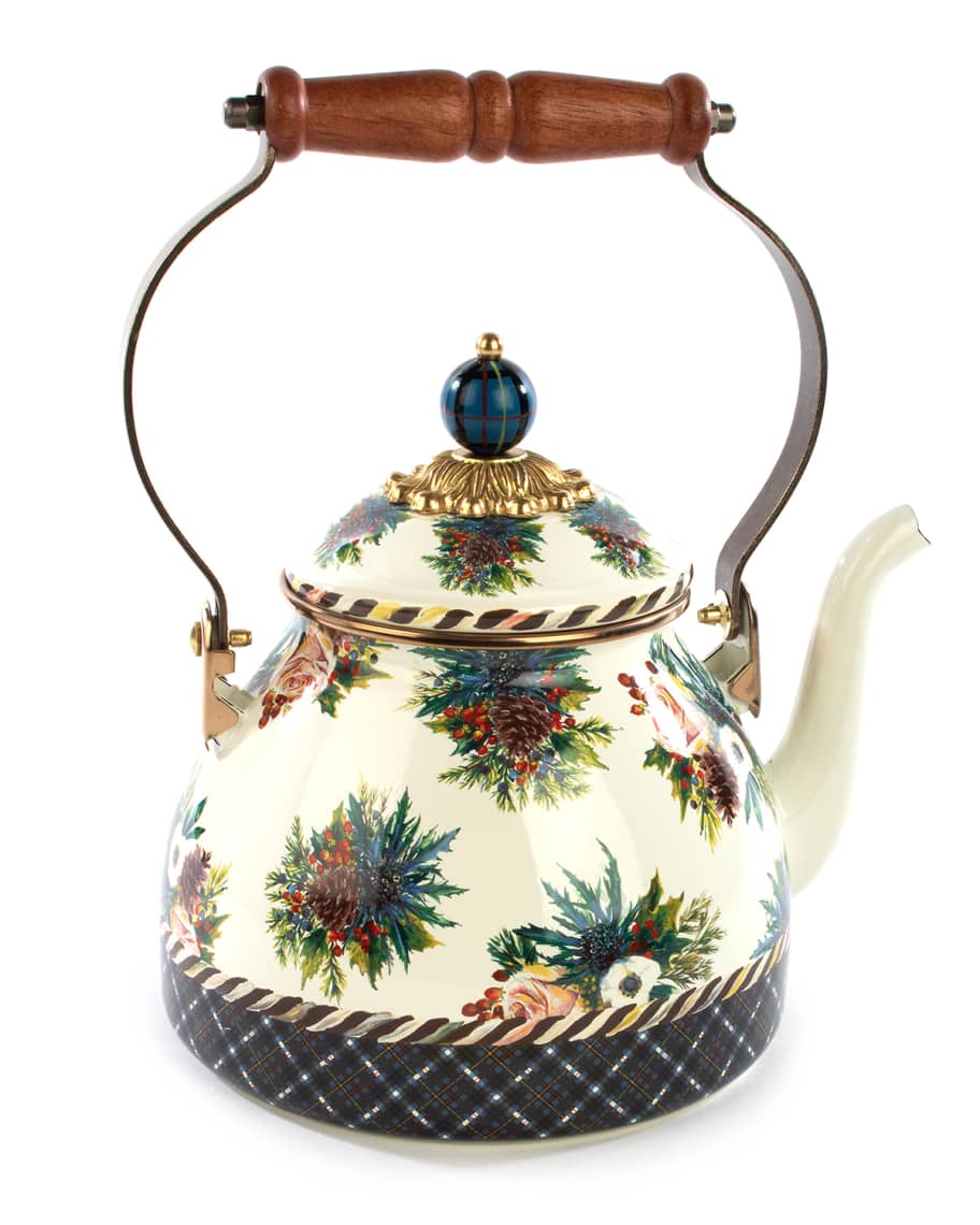 MacKenzieChilds Highbanks 2Qt. Tea Kettle Horchow