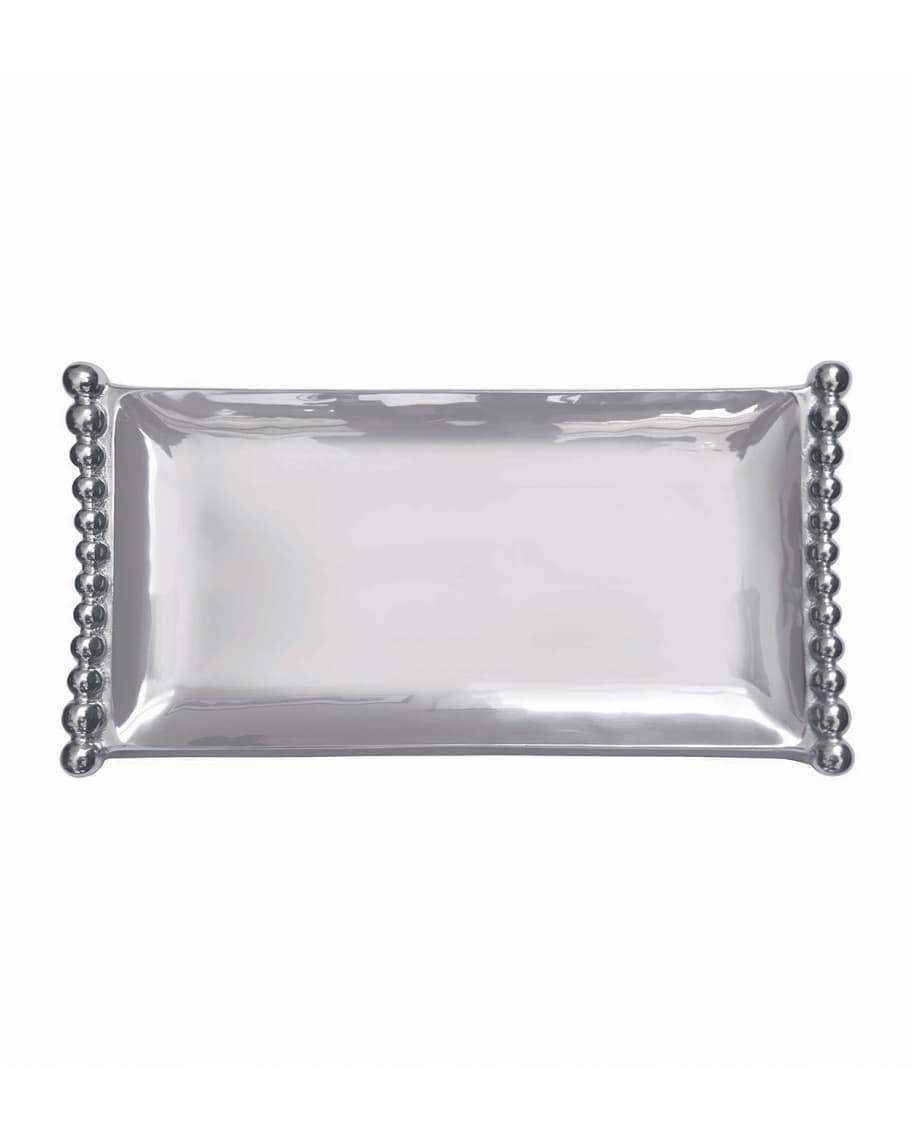 Image 1 of 1: Pearled Flanked Tray