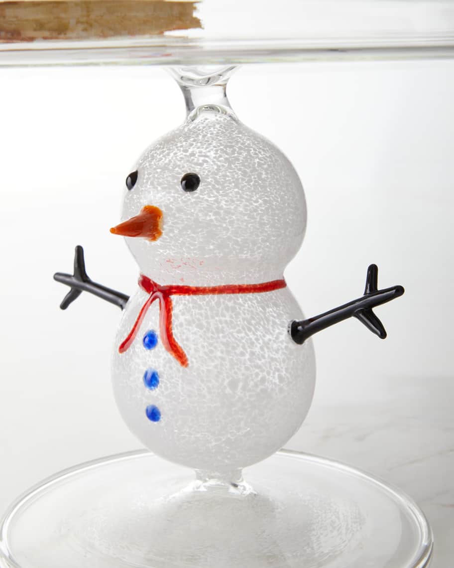 Image 3 of 3: Snowman Cake Stand