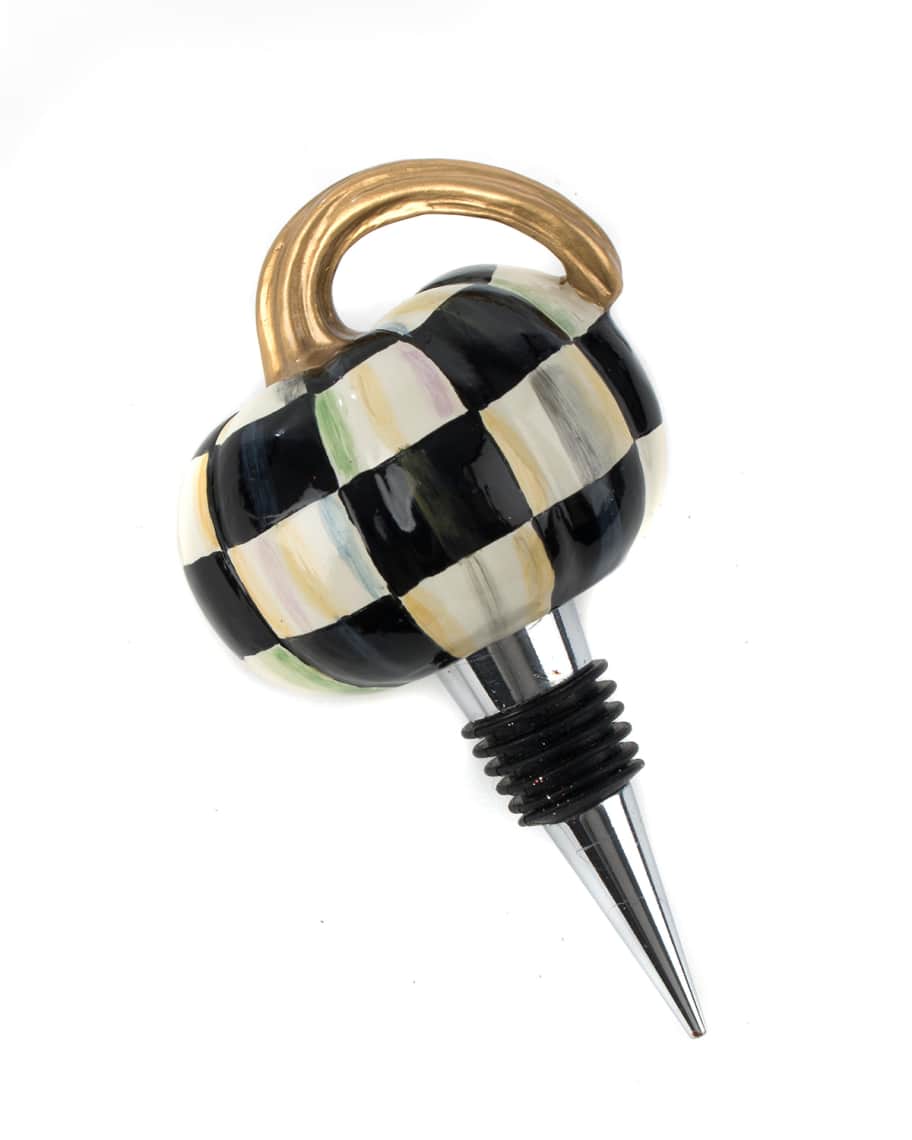 Image 1 of 1: Courtly Pumpkin Bottle Stopper