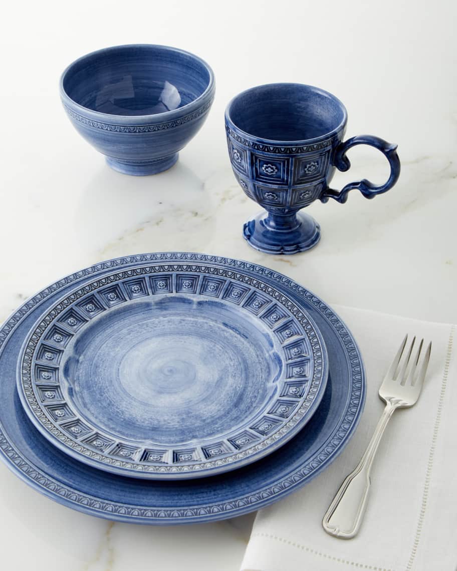 Image 1 of 2: Chambray Tile 16-Piece Dinnerware Set