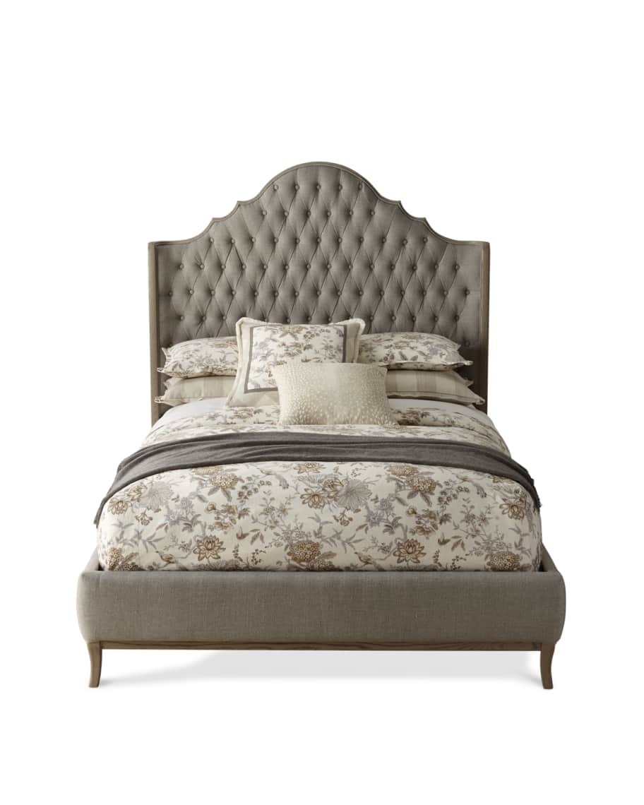 Image 2 of 2: Melody Tufted Queen Bed