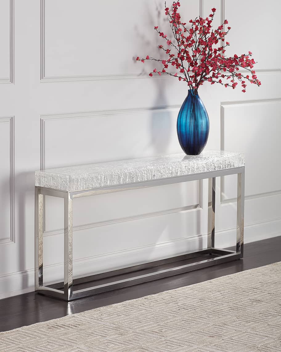 Bernhardt Elsa Arctic Console Table Horchow