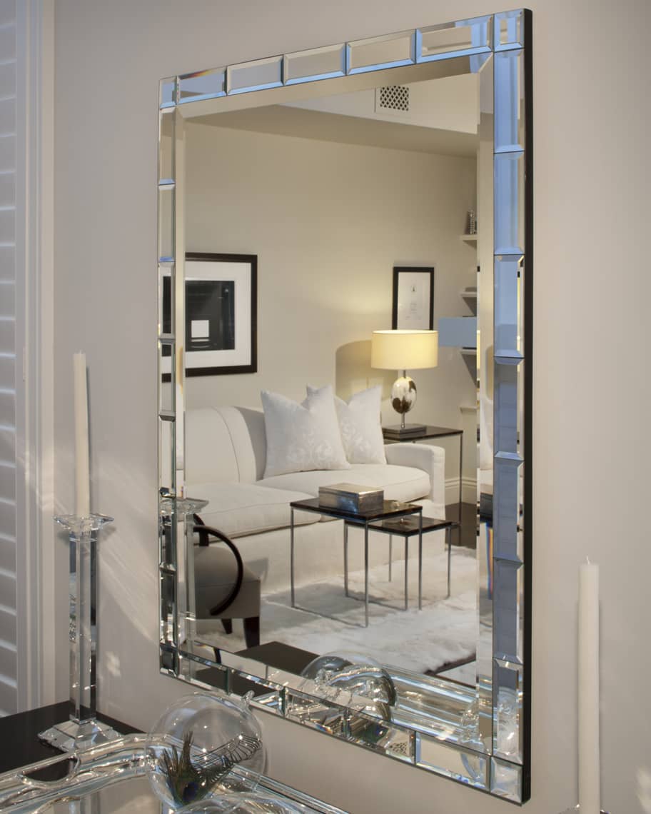Image 2 of 2: Rectangle Mirror Framed Mirror