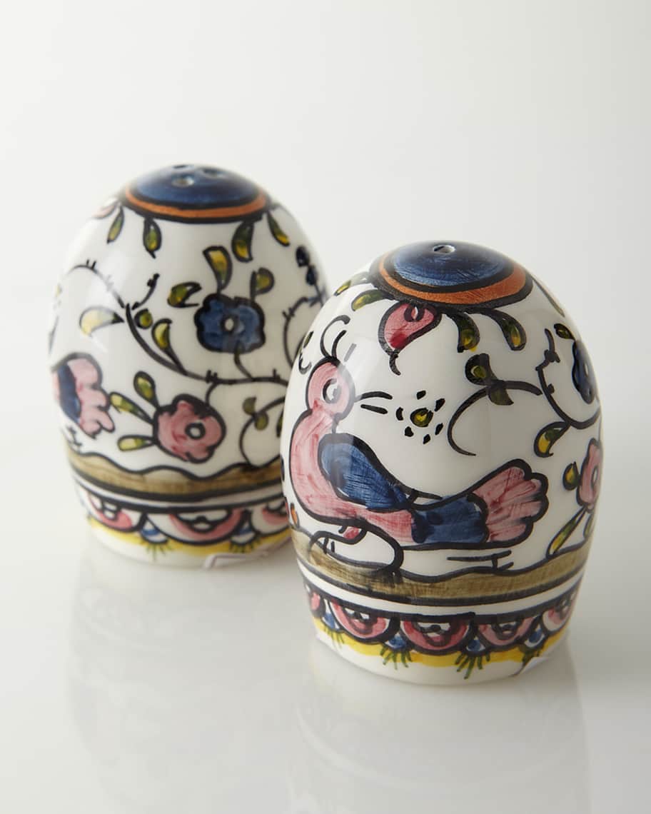 Image 1 of 1: Pavoes Salt & Pepper Shakers