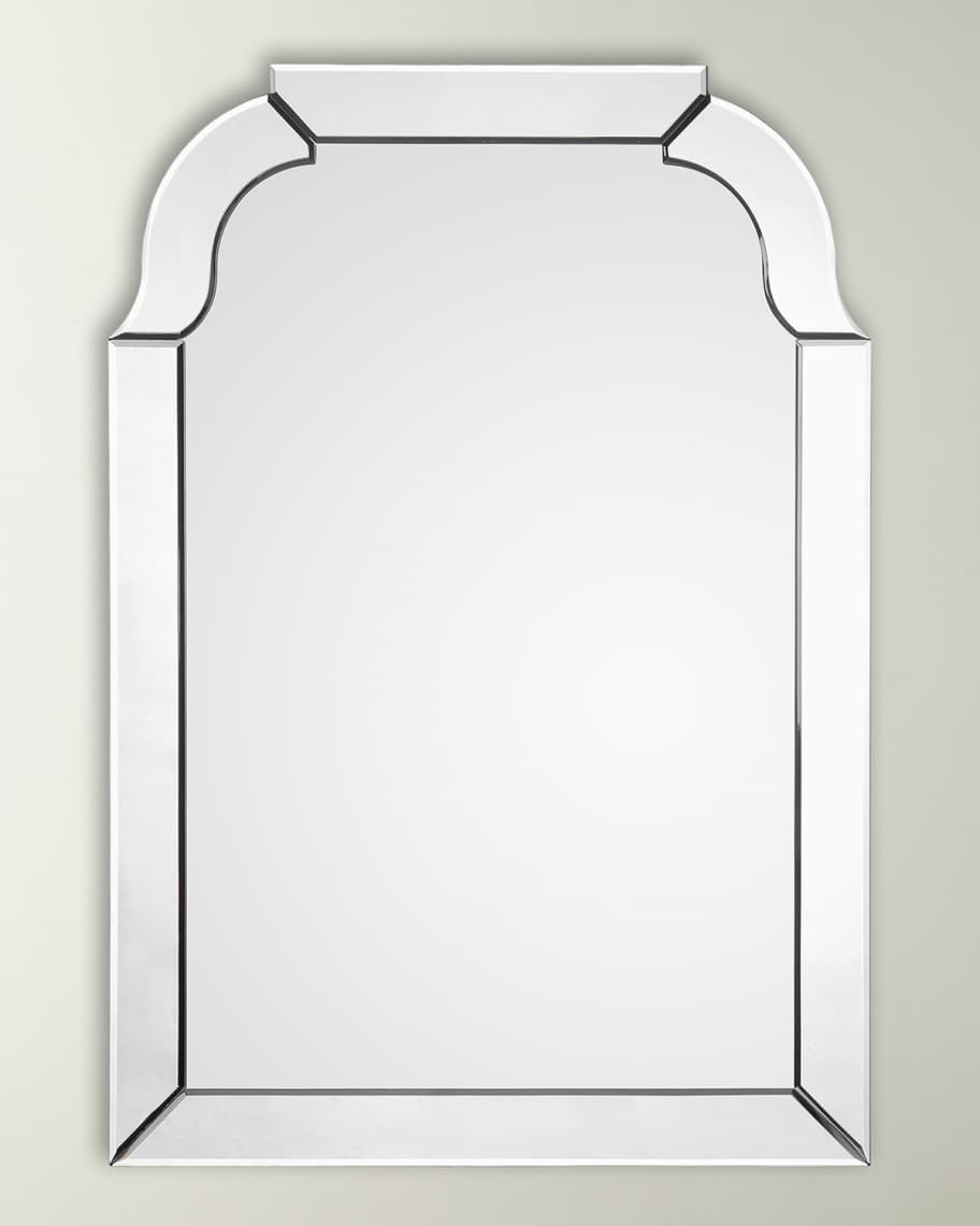 Image 1 of 1: Rounded Mirror Framed Mirror