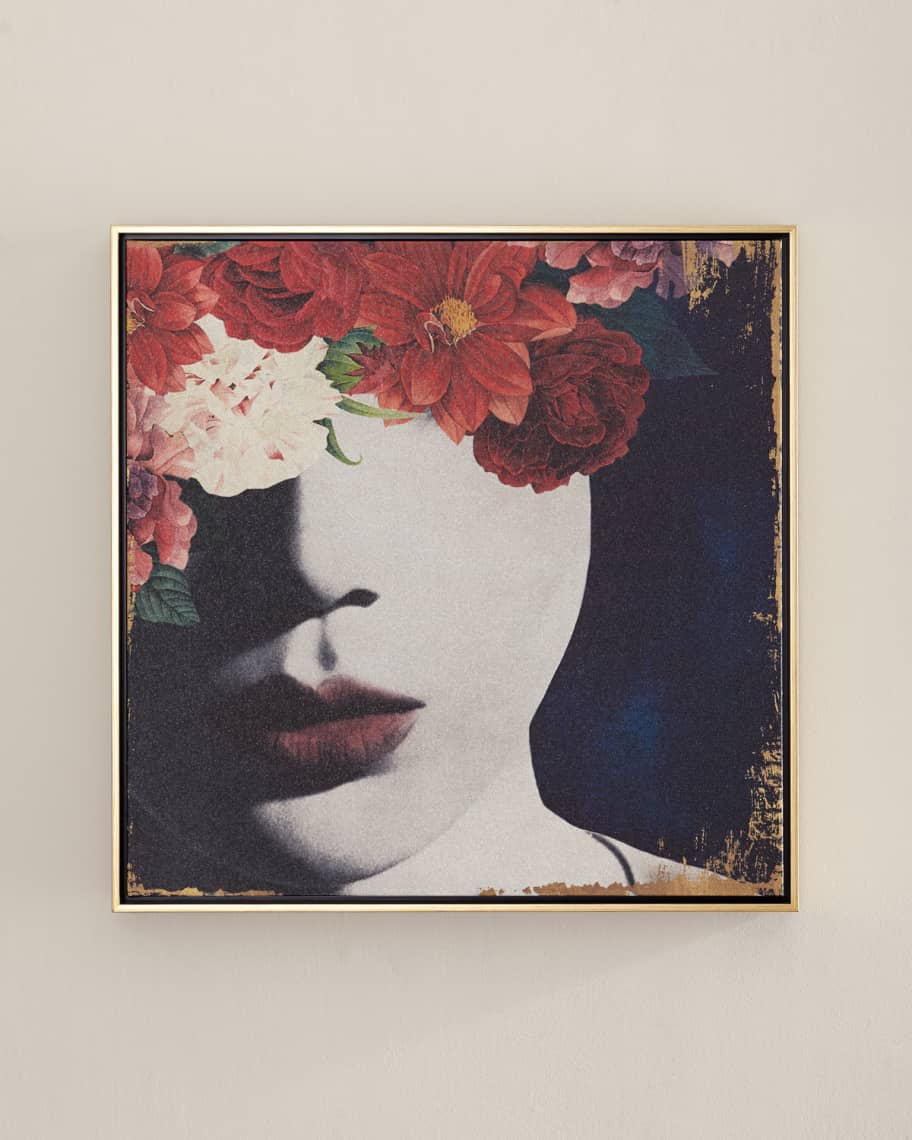 "Floral Glamour" Wall Art Horchow