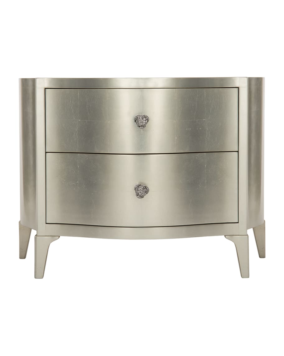 Image 3 of 4: Calista Silver Luster Bachelors Chest