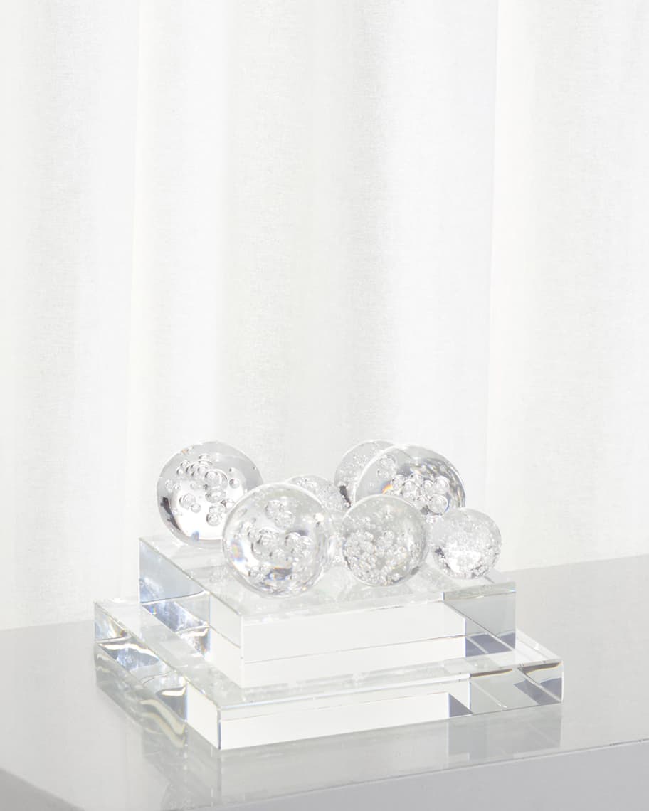 Image 1 of 1: Bubble Glass Orb Sculpture