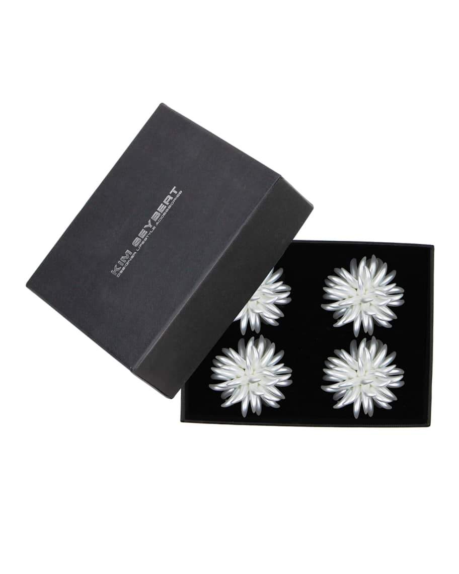 Image 3 of 3: Blossom Napkin Rings, Set of 4