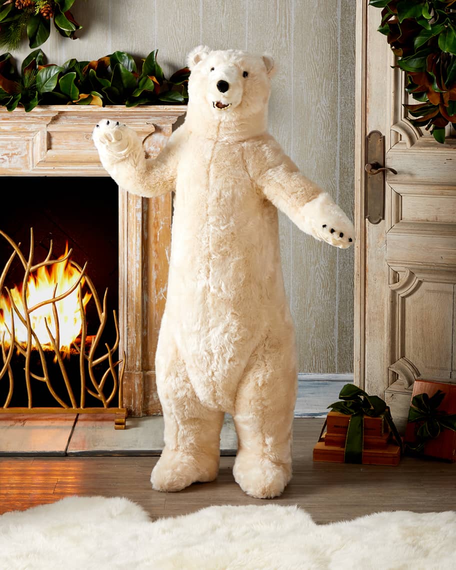 Image 1 of 3: Standing Polar Bear, 58"