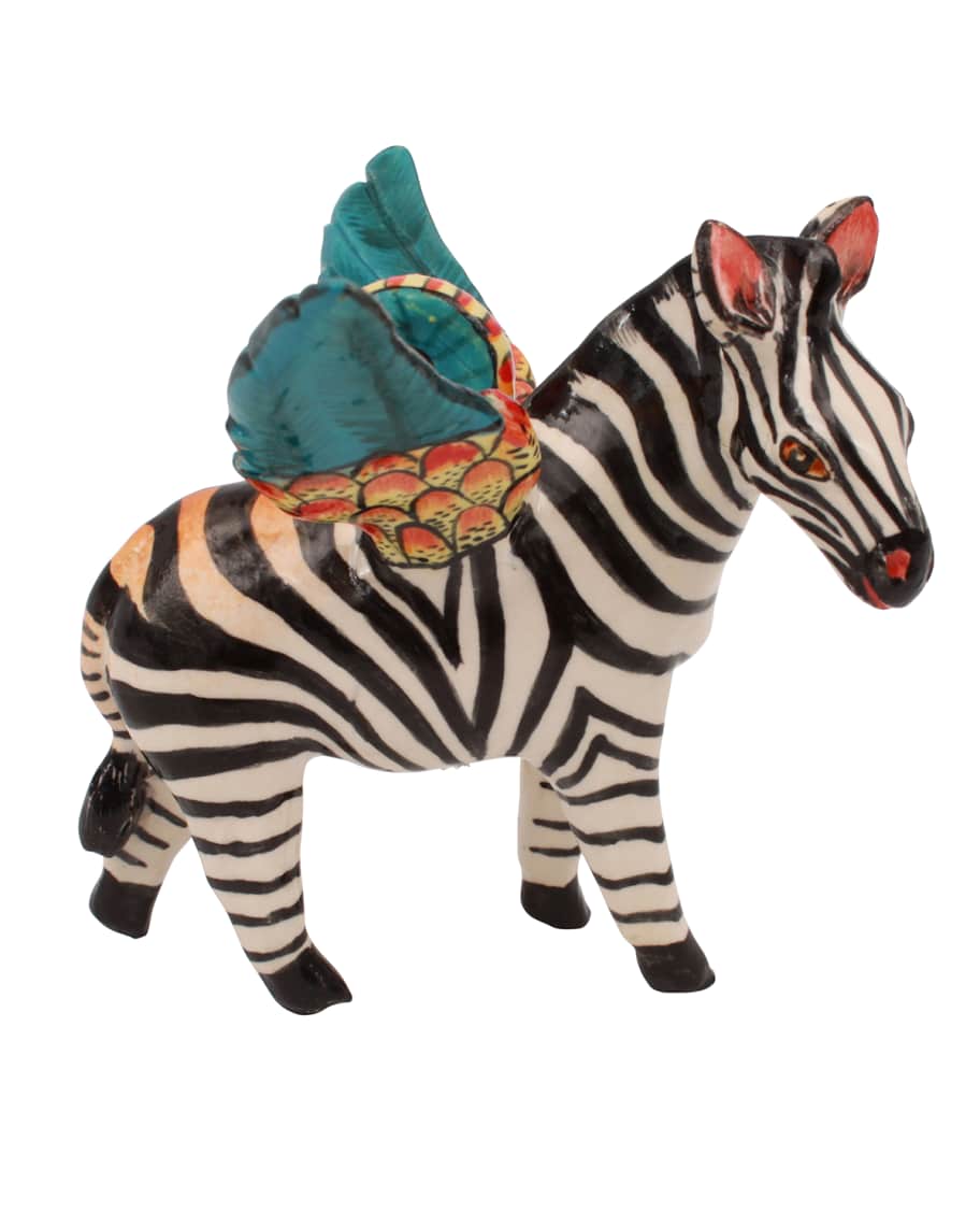 Ardmore Ceramic Art Zebra Ornament | Horchow