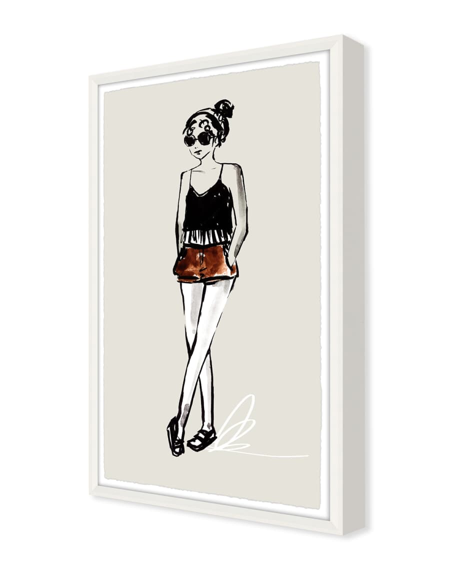 Image 2 of 2: OOTD Casual III Giclee On Paper Wall Art With Frame