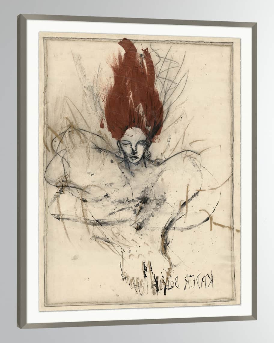 Image 2 of 2: 'Seated Figure' Wall Art