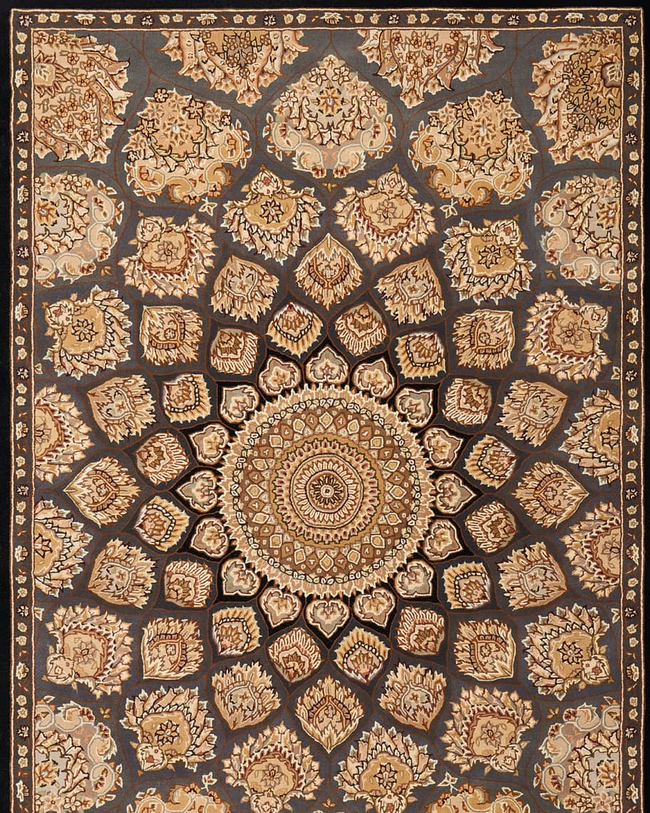 Image 2 of 4: Mosaic Hand-Tufted Rug, 5' x 8'