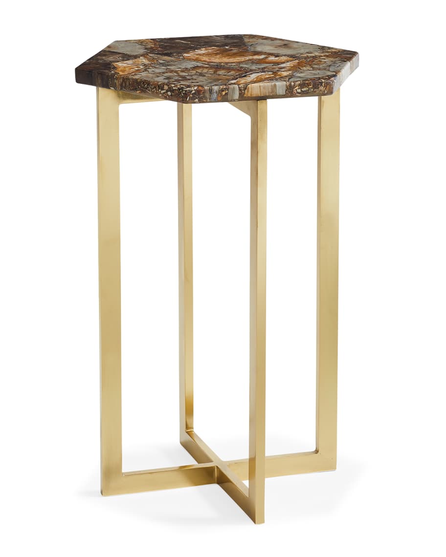 Image 2 of 4: Petra Hex Accent Table