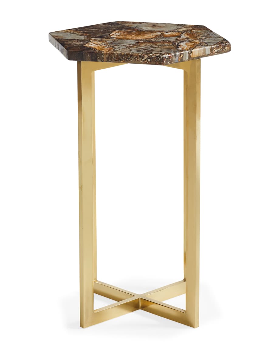 Image 3 of 4: Petra Hex Accent Table