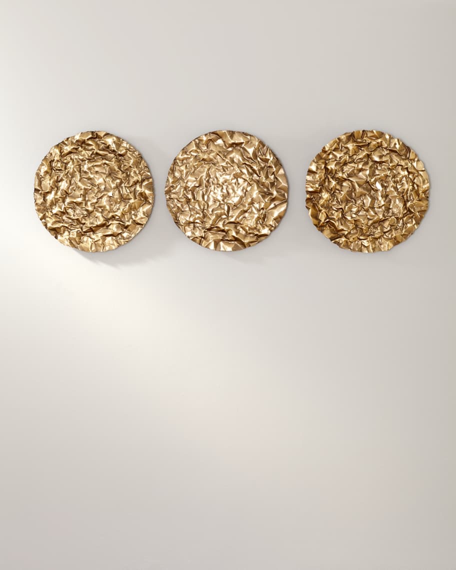 Image 1 of 2: Oaz Round Wall Decor, Set of 3