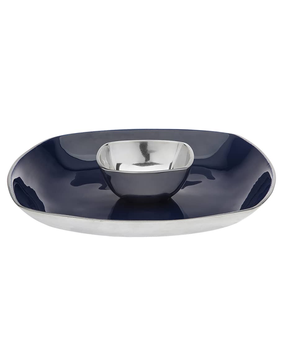 Image 1 of 1: Blue Party Platter