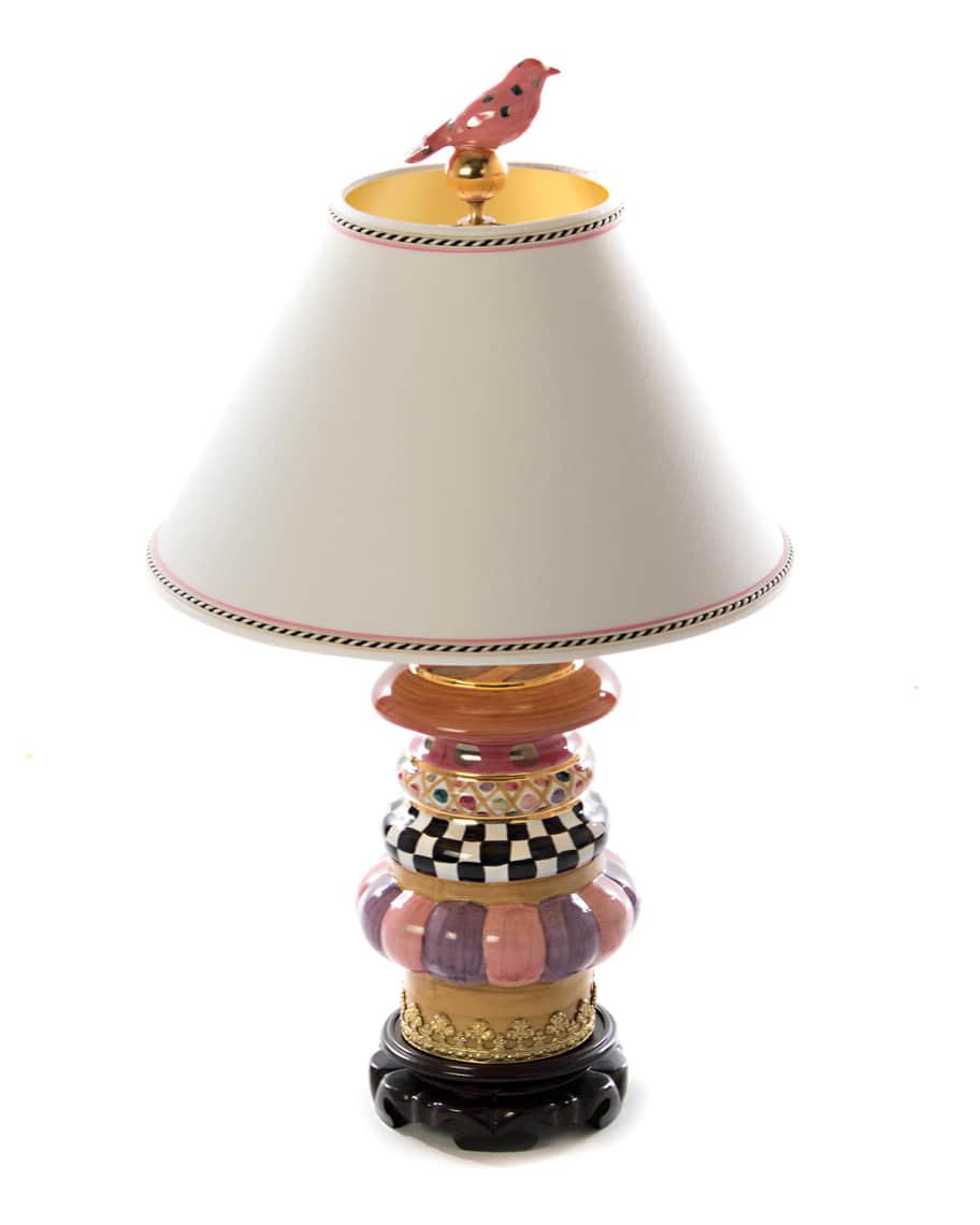 MacKenzie-Childs Super Pink Lighthouse Lamp | Horchow