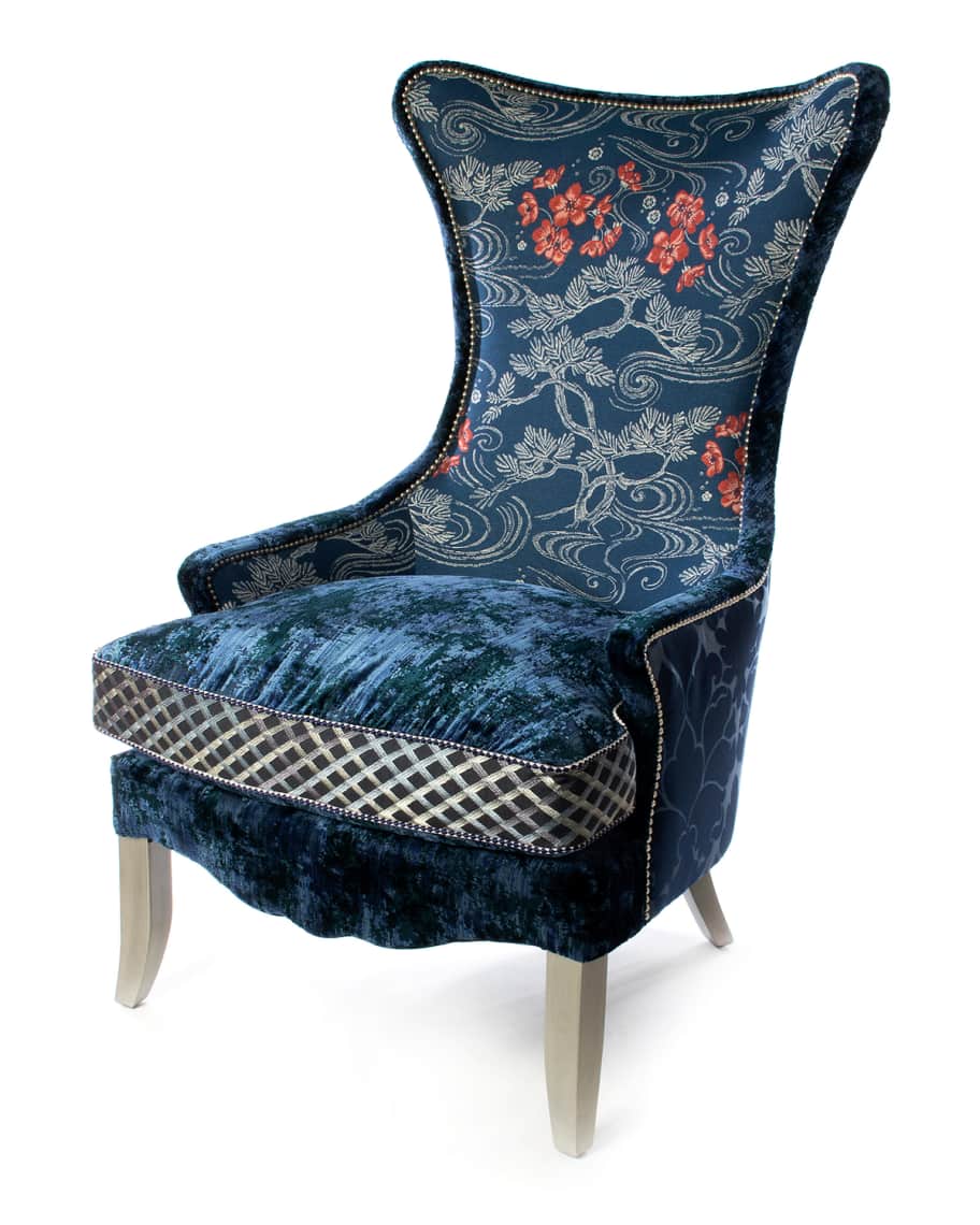 Image 1 of 2: Bluetopia Wing Chair