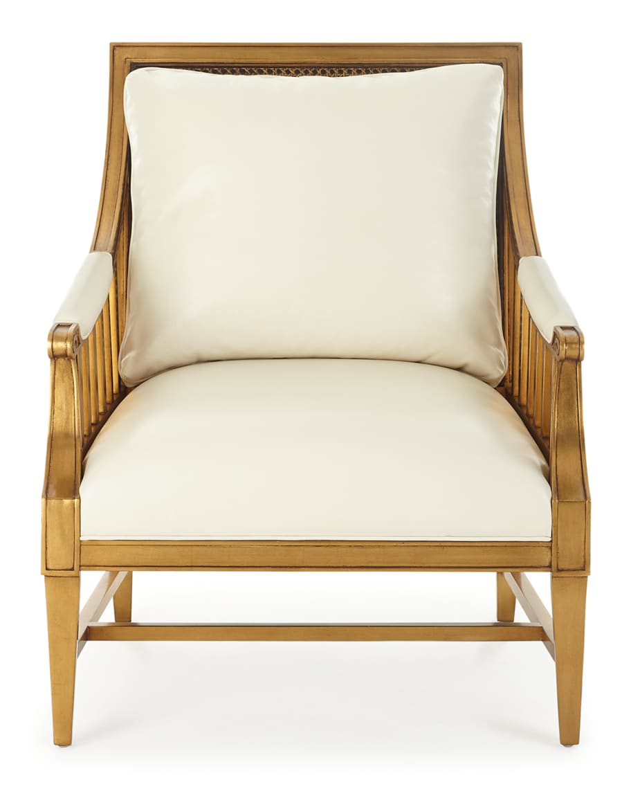 JohnRichard Collection Newry Leather Arm Chair Horchow