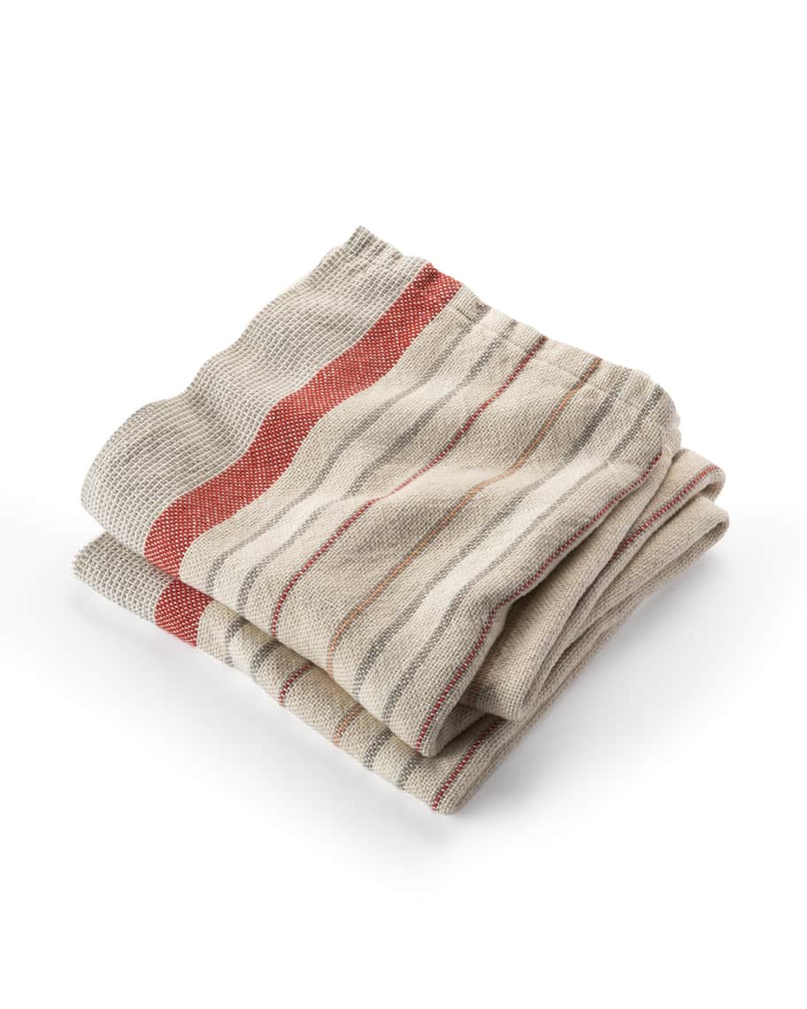 Brahms Mount Canyon Multi Stripe Throw Blanket Horchow