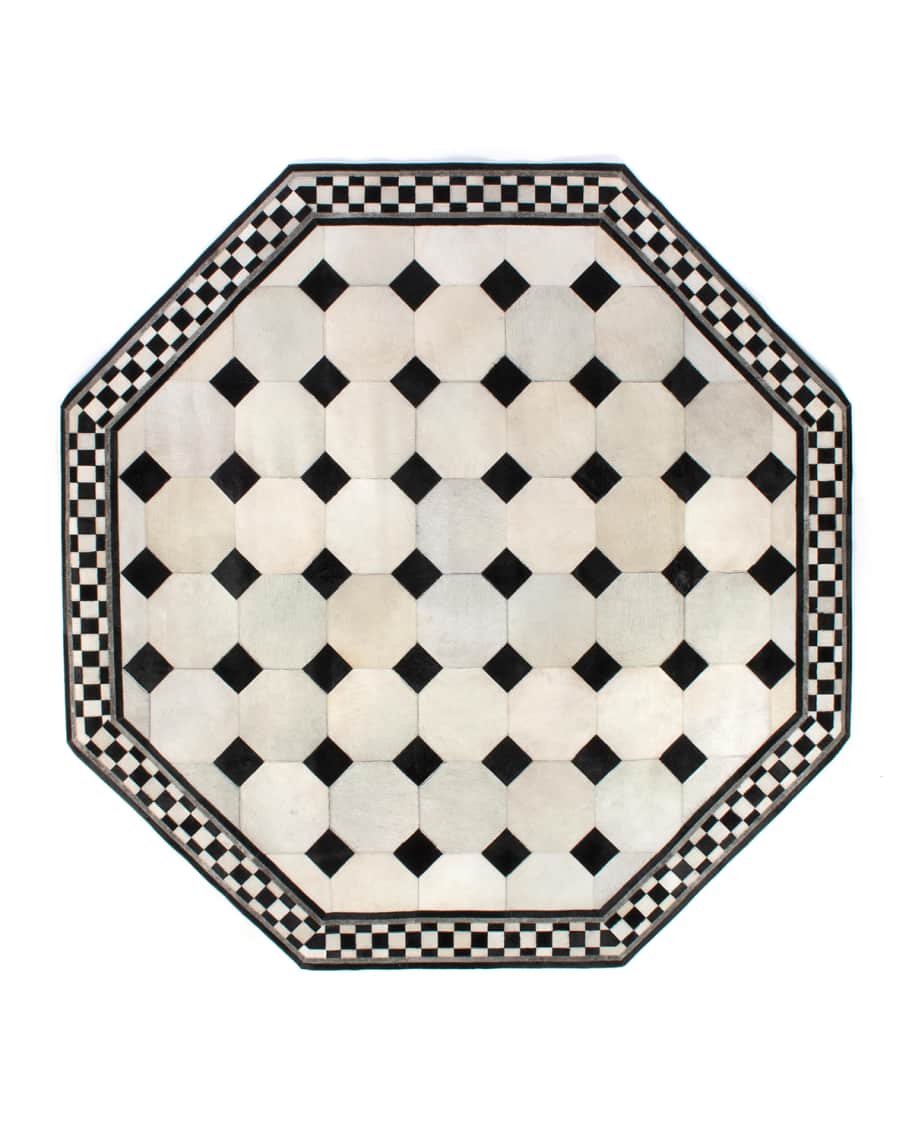 Image 1 of 1: Westminster Hair on Hide Rug, 6' Round