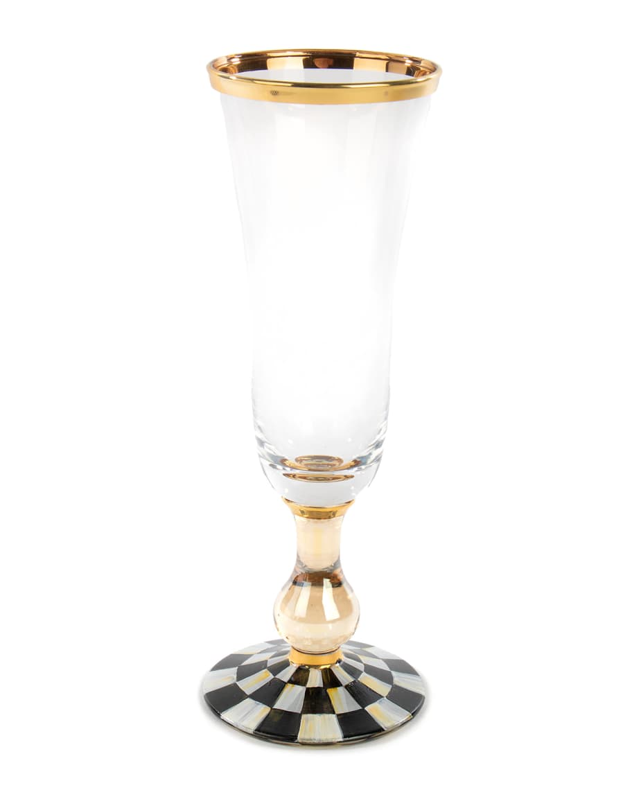 Image 1 of 1: Courtly Check Champagne Flute