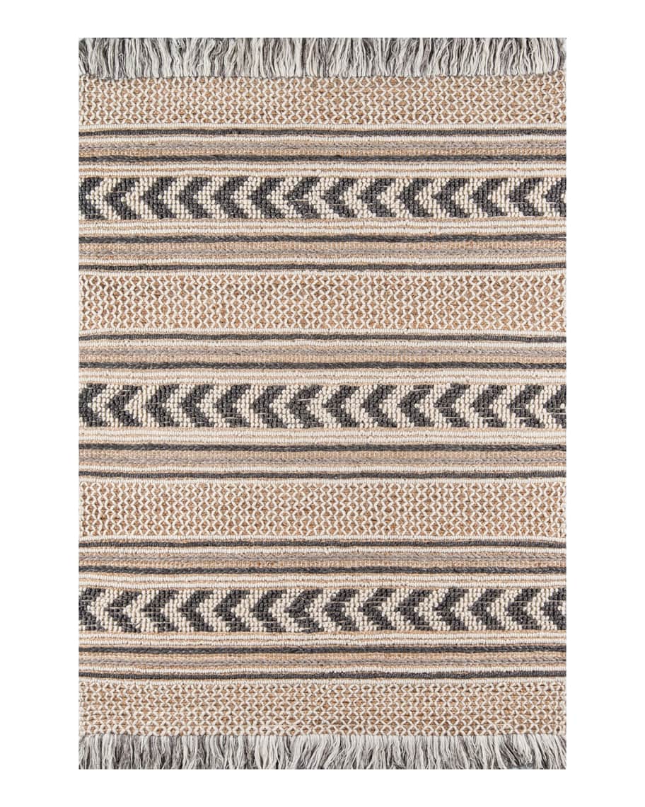 Image 1 of 5: Vincent Hand-Woven Rug, 5' x 8'