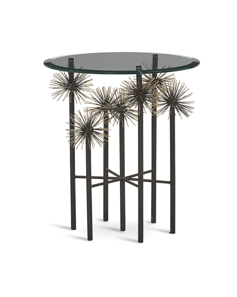 Image 2 of 2: Boom Glass Top End Table