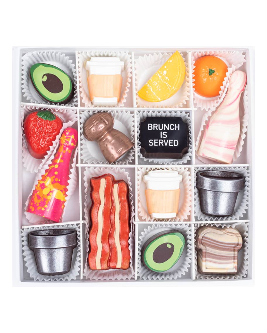 Image 1 of 2: Brunch Goals Chocolate Gift Box