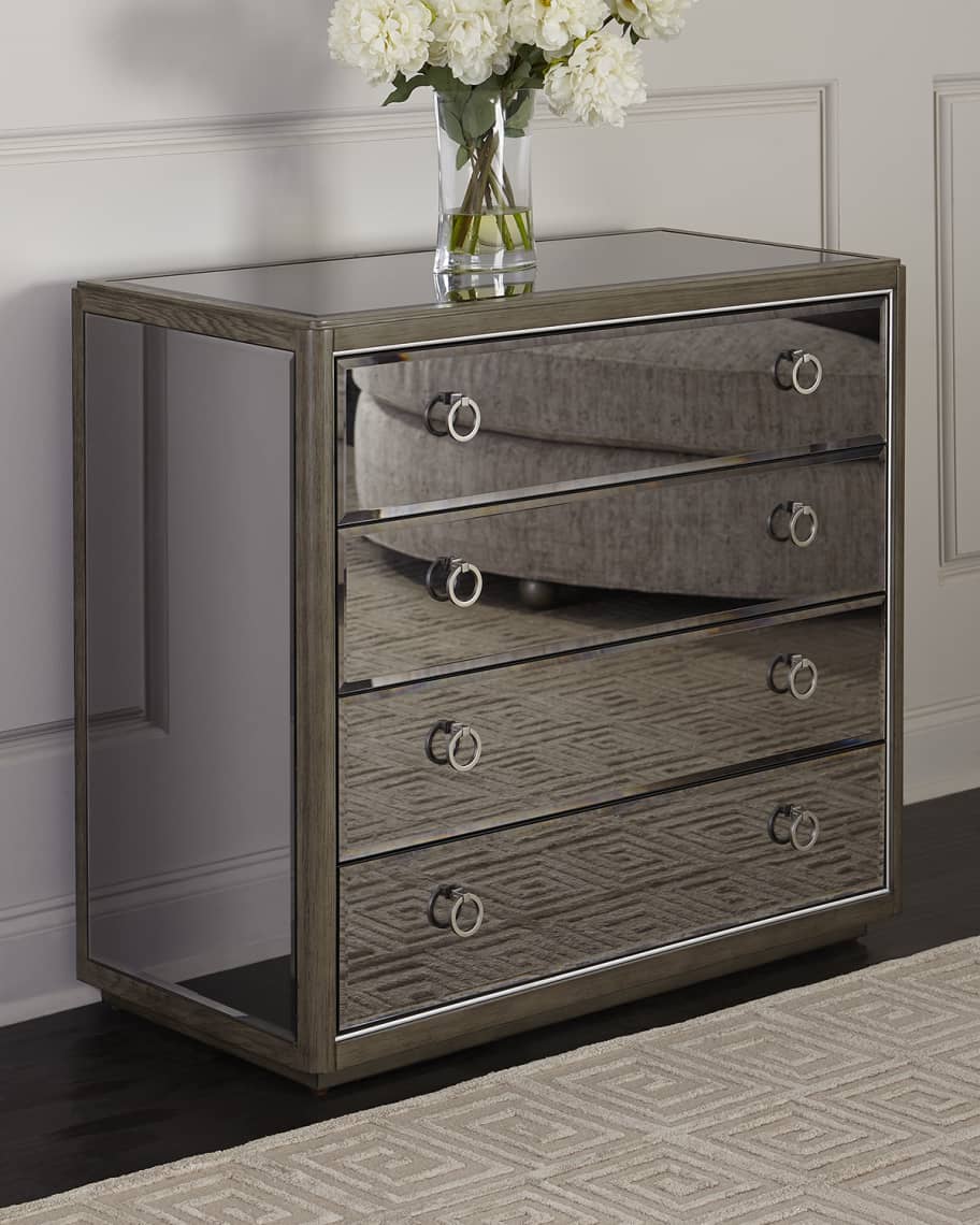Image 1 of 2: Minters Mirrored Hall Chest