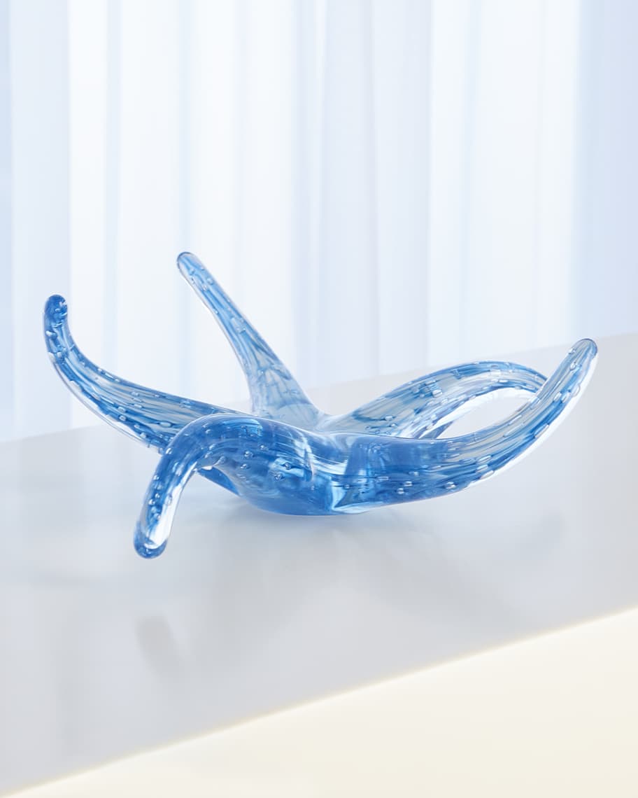 Image 2 of 3: Cobalt Bubbles Starfish Sculpture