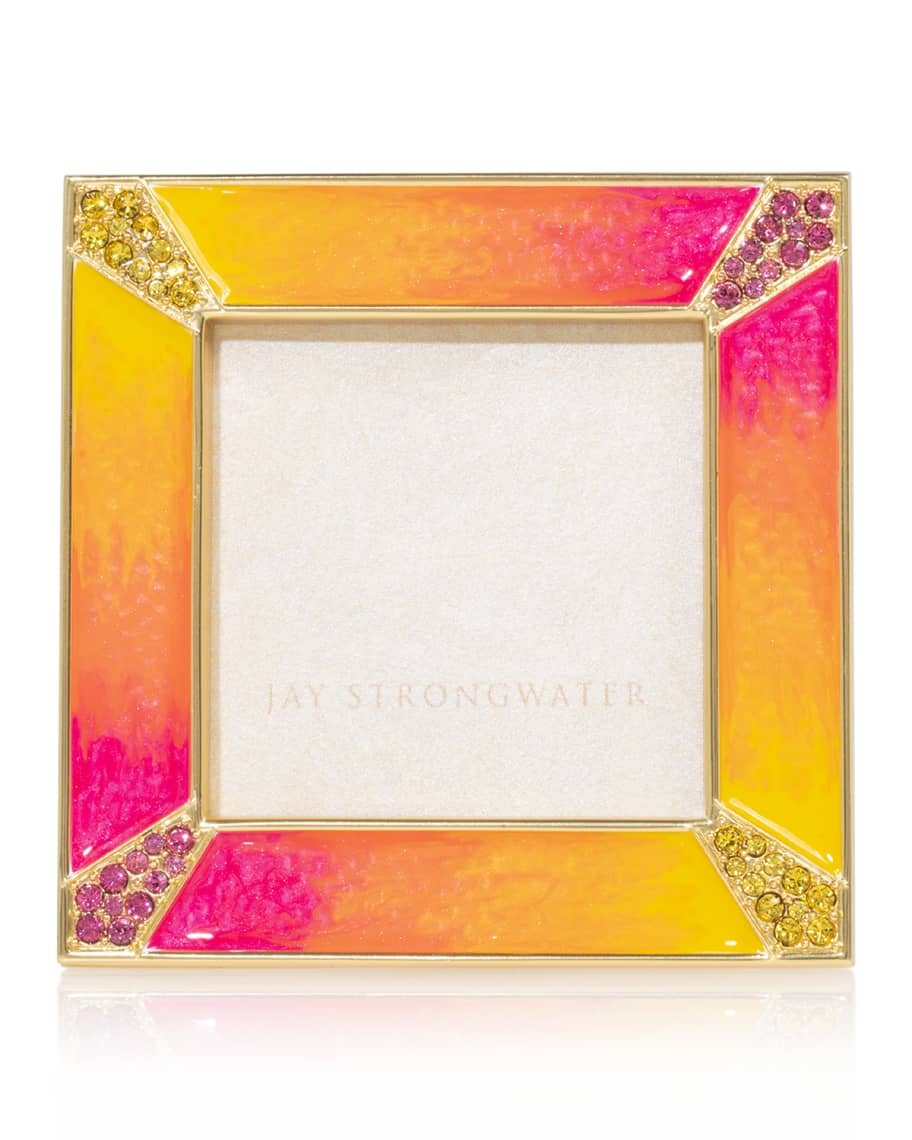 Image 1 of 2: Leland Ombre Pave Corner Frame, 2"