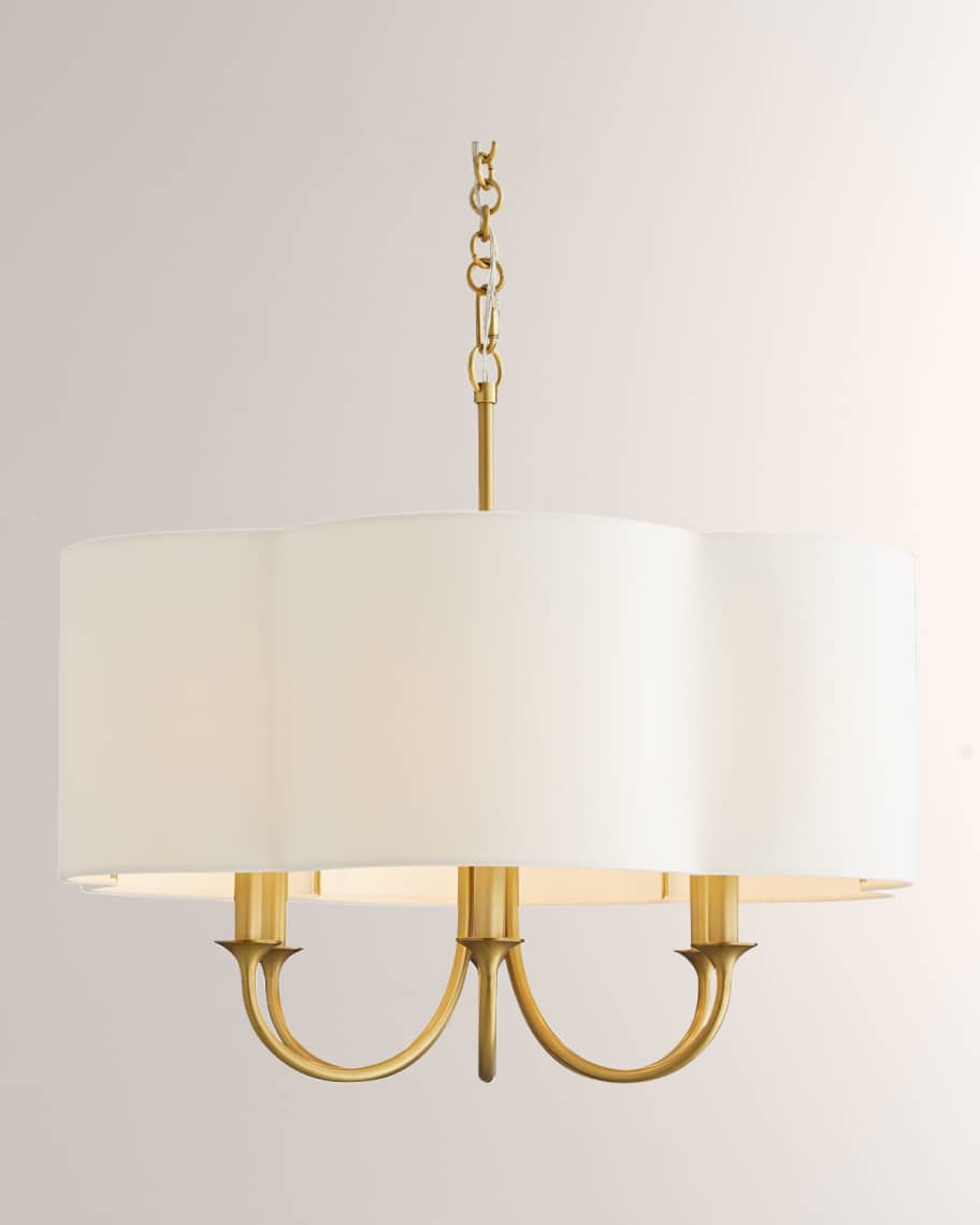 Image 2 of 2: Rittenhouse Small Gold Chandelier