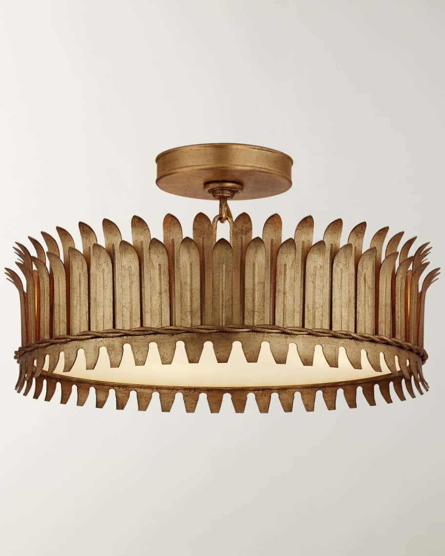 Visual Comfort Signature Leslie 16 Semi Flush By Suzanne Kasler Horchow