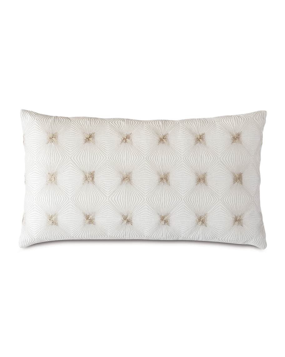 Image 1 of 3: Tesseract Ivory Decorative Pillow