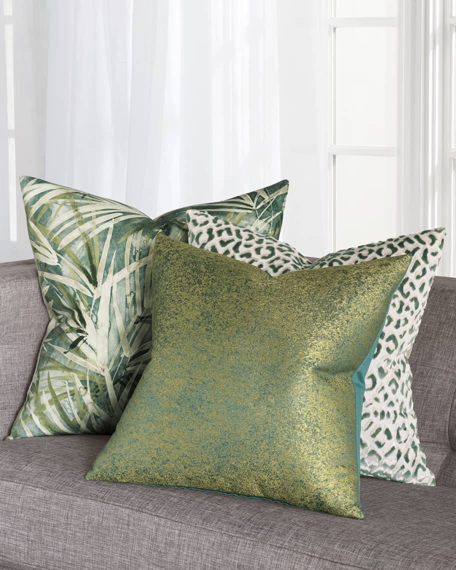 Image 1 of 3: Palawan Emerald Decorative Pillow