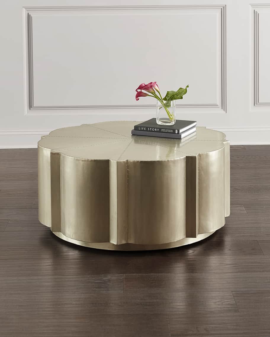 Image 1 of 2: German Silver Coffee Table
