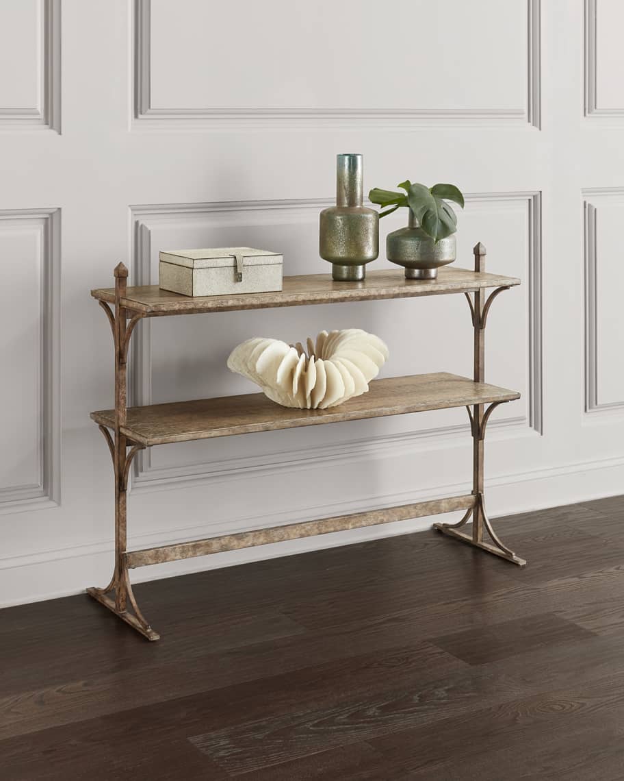 Image 1 of 2: South 77 Metal & Wood Console