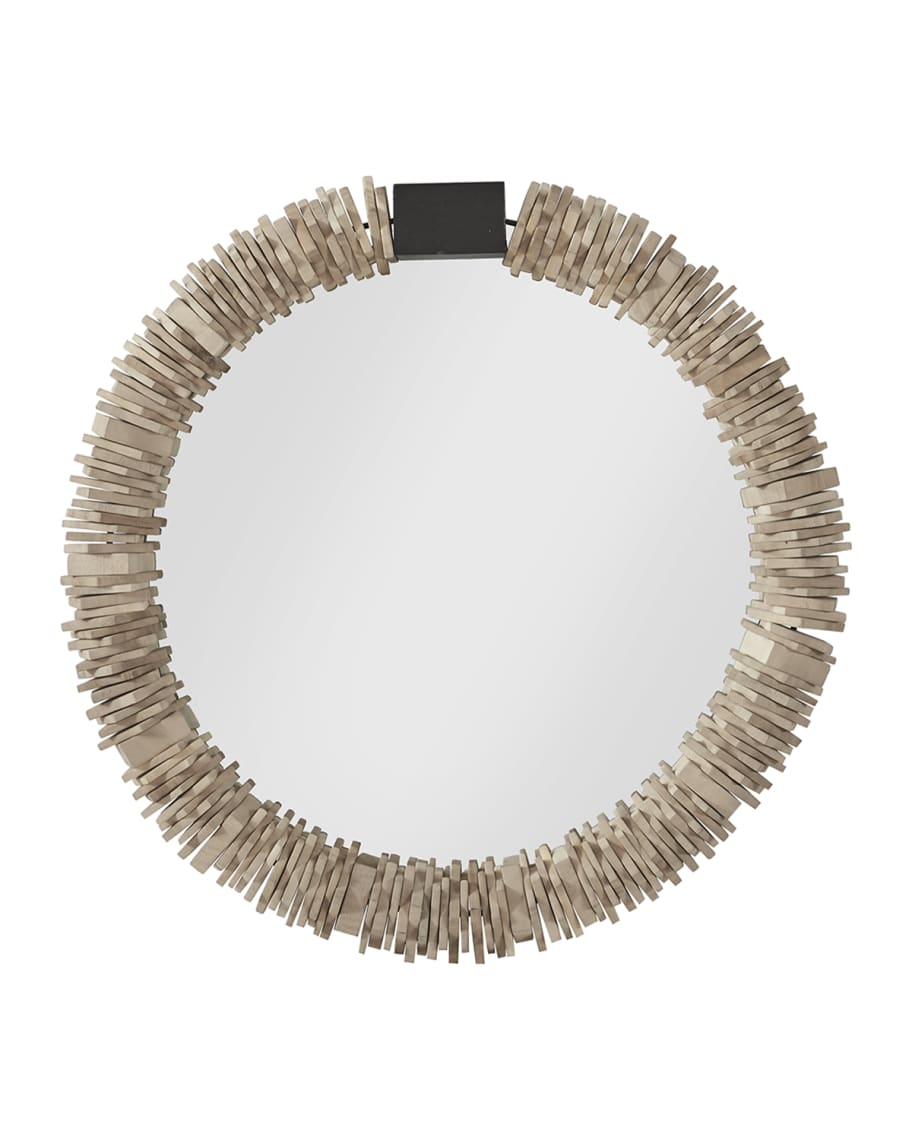 Image 2 of 2: Medium Stacked Ring Mirror