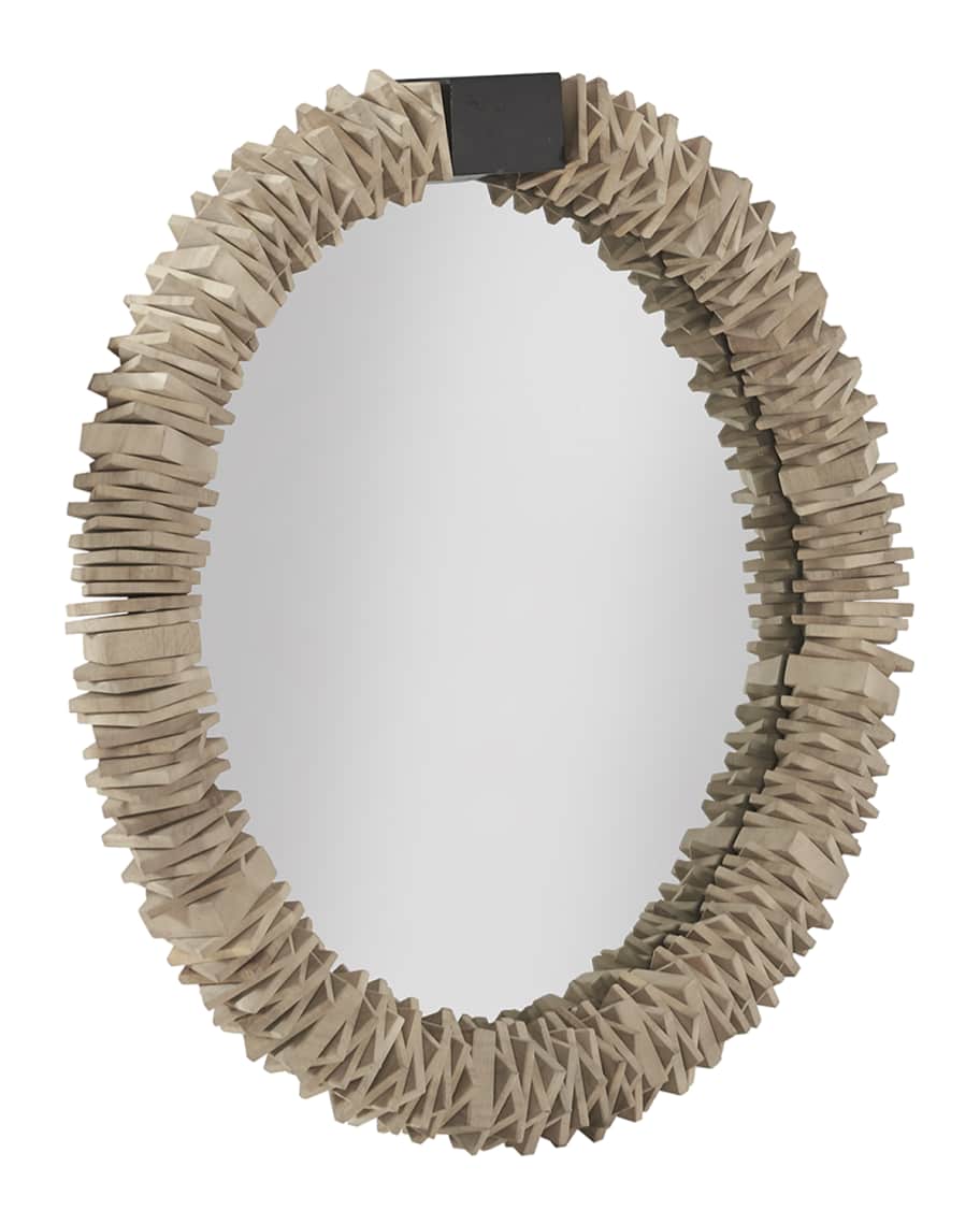 Image 1 of 2: Medium Stacked Ring Mirror