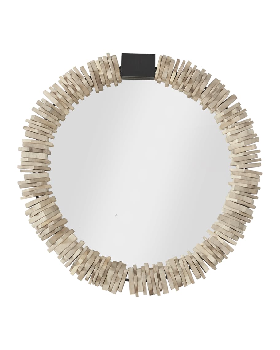 Image 2 of 2: Small Stacked Ring Mirror