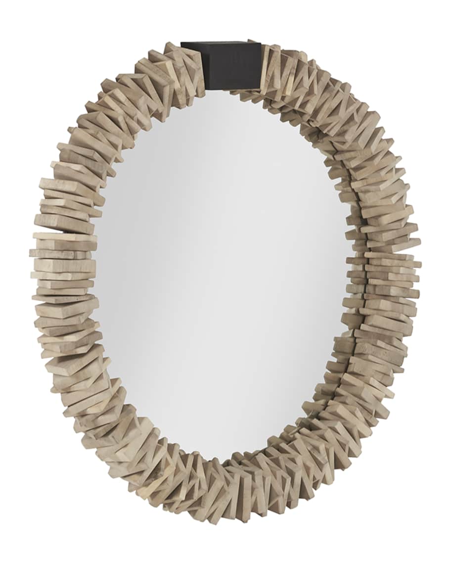 Image 1 of 2: Small Stacked Ring Mirror
