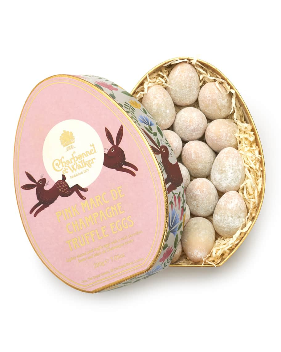 Image 1 of 2: Pink Marc de Champagne Truffle Eggs