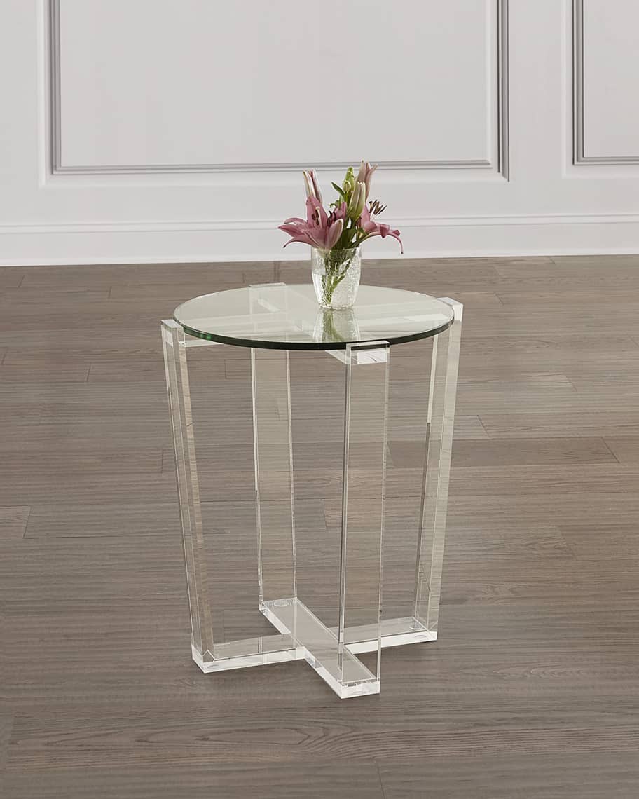 Image 1 of 2: Jean Acrylic Side Table